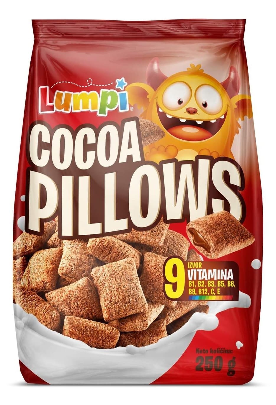 PAHULJICE COCOA PILLOWS 250G LUMPI-slika