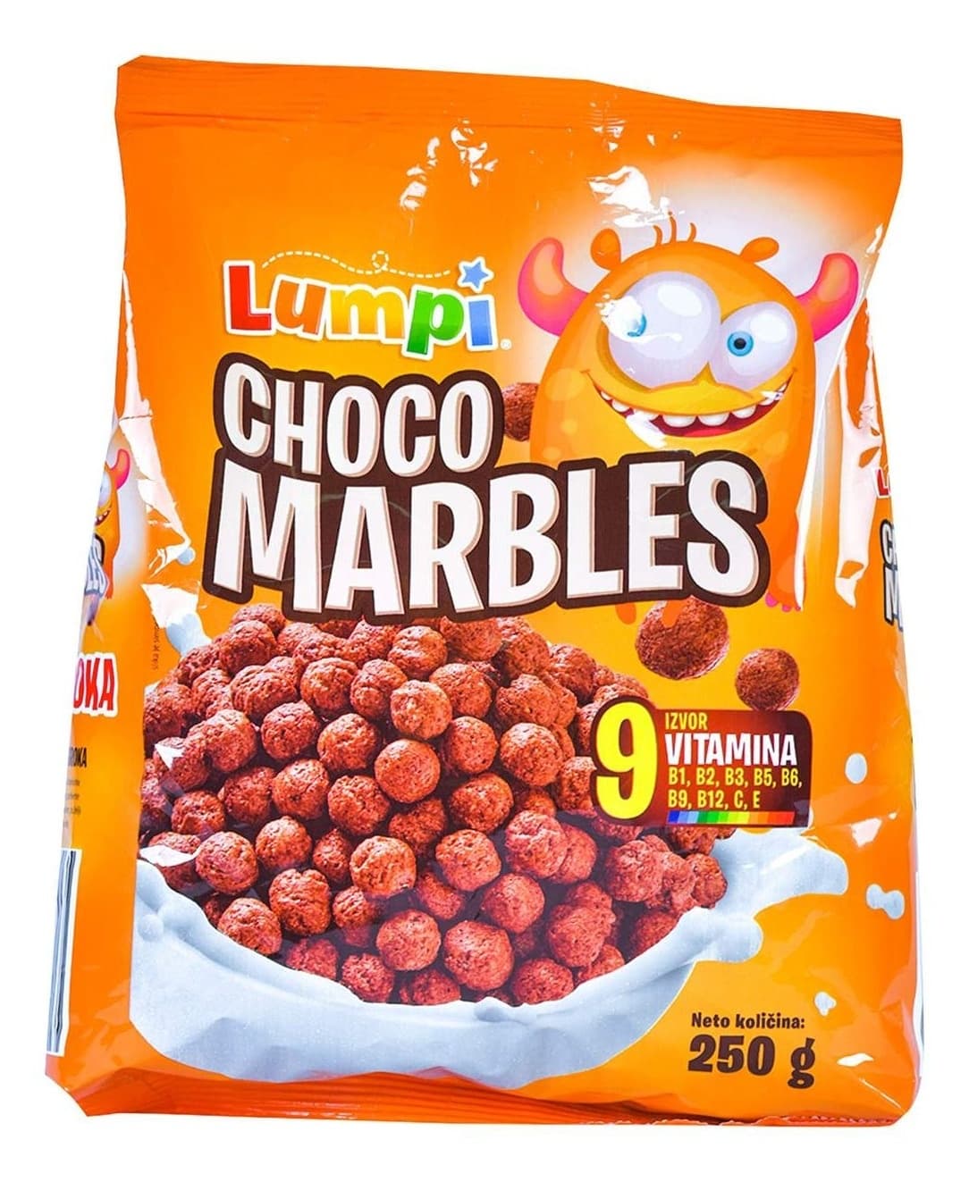 PAHULJICE CHOCO MARBLES 250G LUMPI-slika