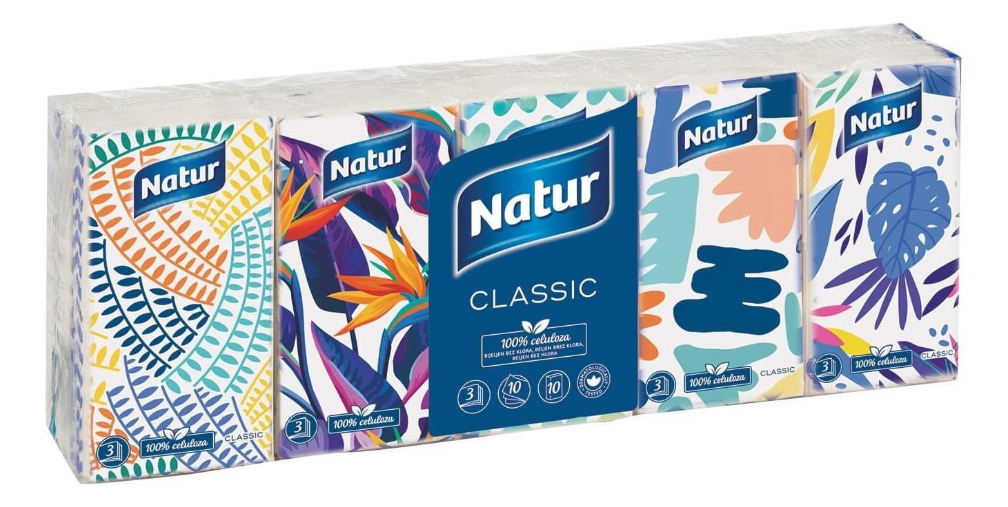 Papirne maramice NATUR classic 10kom-slika