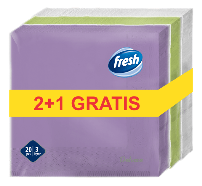 Salvete FRESH 3sloja 20kom 2+1gratis-slika