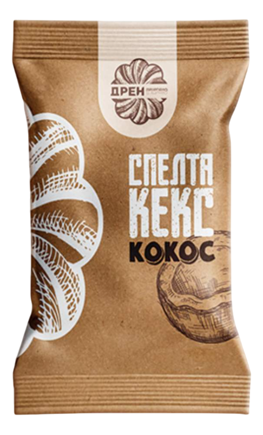 KEKS SPELTA KOKOS 150G DREN-slika