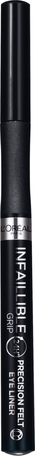 L'OREAL Infaillible 24h grip precision felt ajlajner 01 black -slika