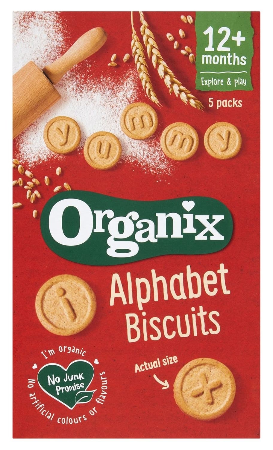 ORGANIX organski alfabet keksići 12m+ 25g-slika