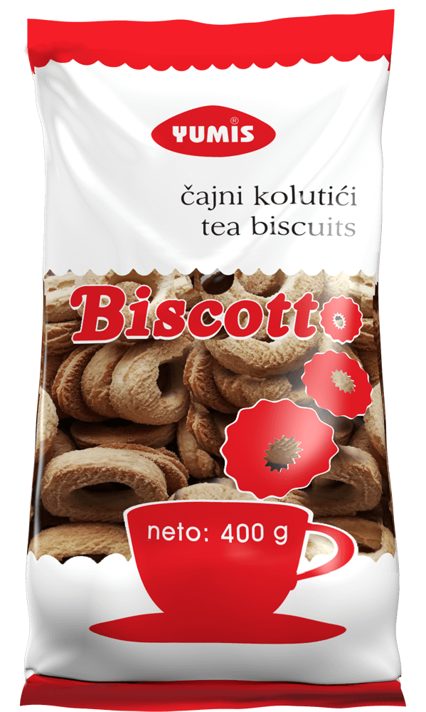 Keks YUMIS Čajni kolutići 400g-slika