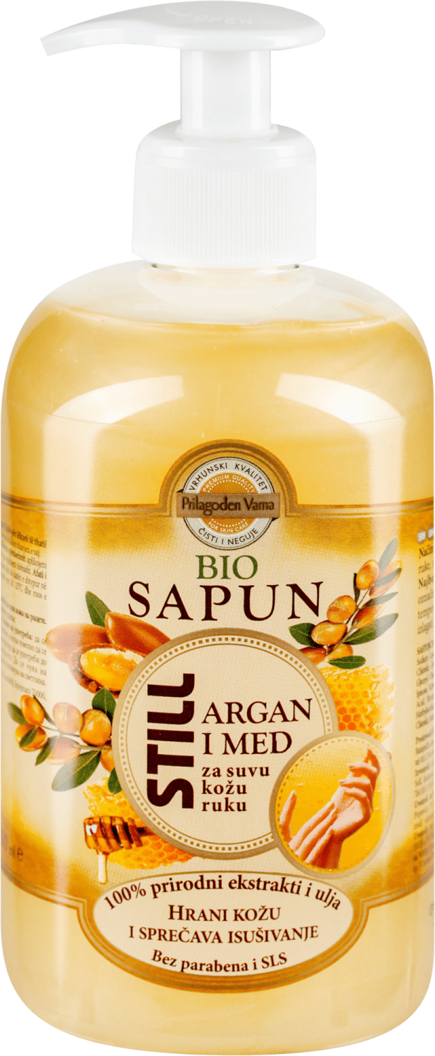 SAPUN BIO ARGAN I MED 500ML STILL-slika