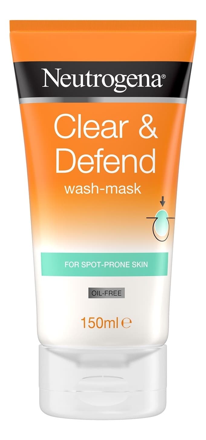 NEUTROGENA Clear & defend 2u1 gel i maska za lice 150ml-slika