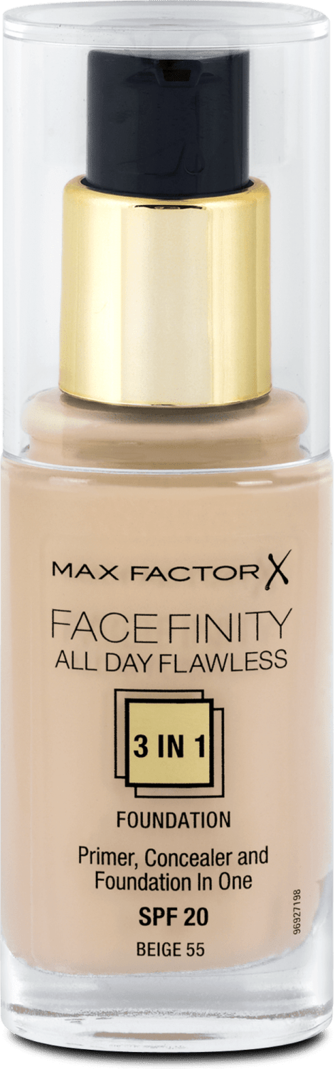 MAX FACTOR Facefinity 3u1 vegan tečni puder SPF20 55 beige-slika