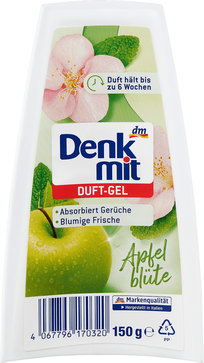 DENKMIT osveživač gel cvet jabuke 150g-slika