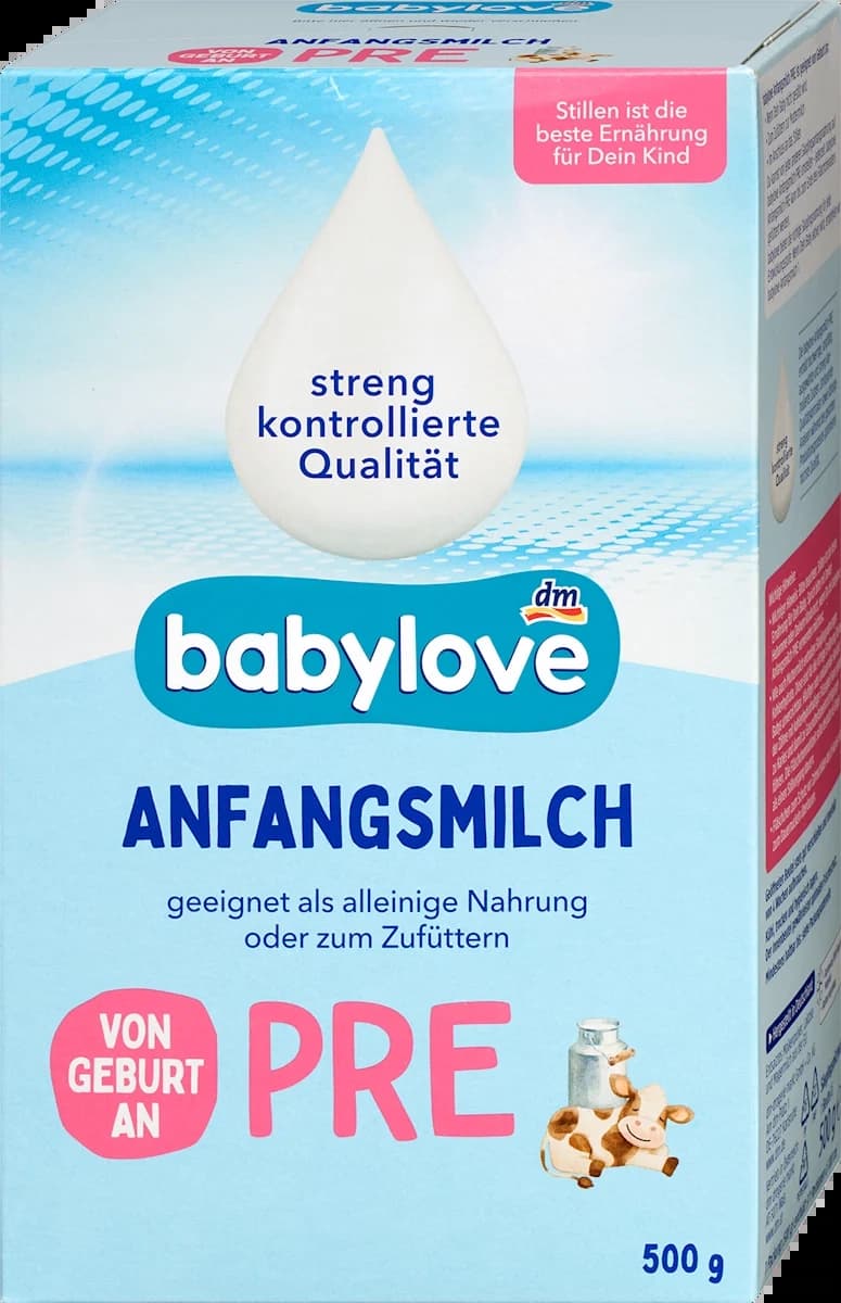 Početno zamensko mleko BABYLOVE PRE od rođenja 500g-slika