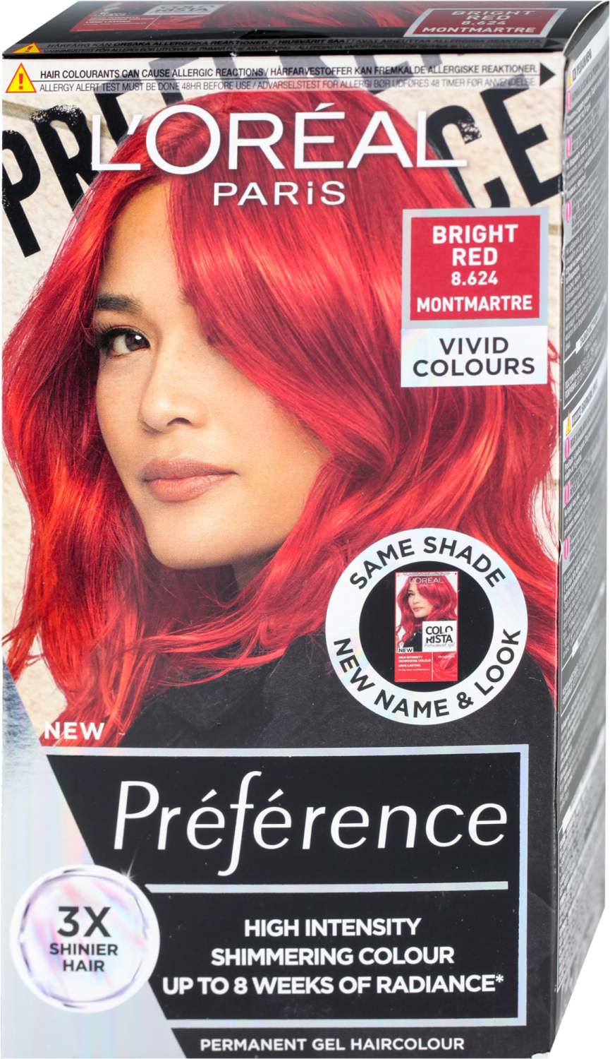 L'OREAL Preference farba za kosu 8.624 bright red-slika