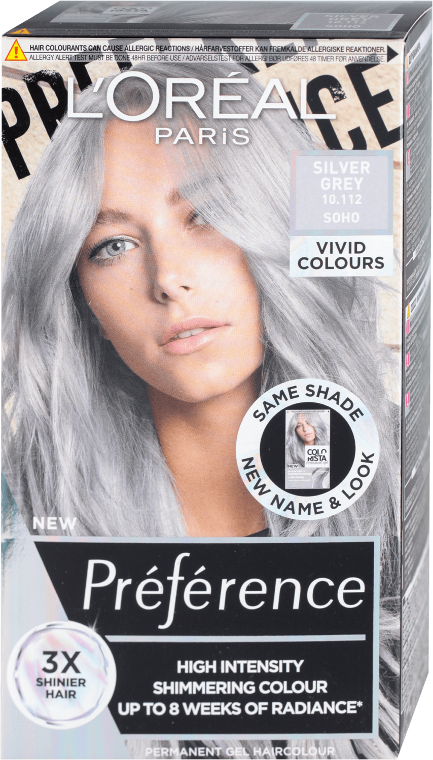 L'OREAL Preference Vivids farba za kosu 10.112 silver grey-slika