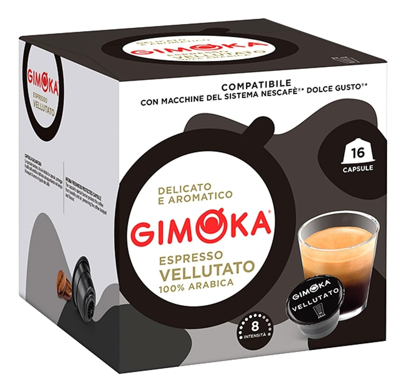Kapsule GIMOKA Vellutato espresso 16kom-slika