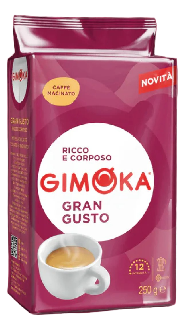Espresso kafa GIMOKA Gran Gusto mlevena 250g-slika