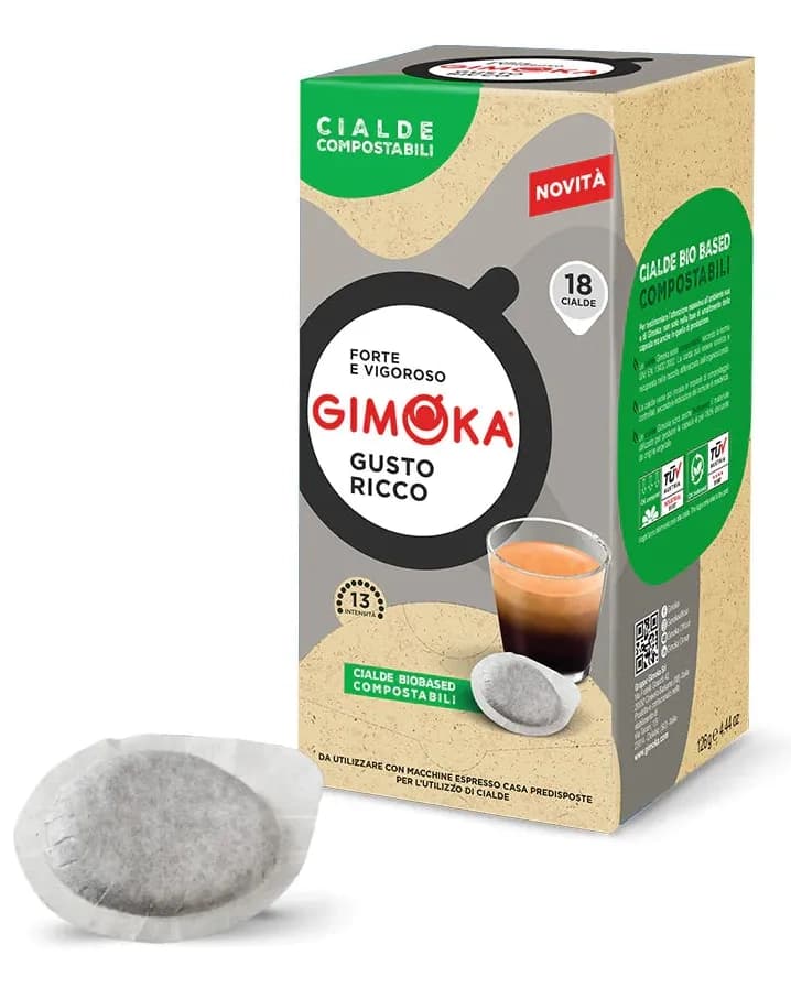 Espresso kafa u jastučićima GIMOKA Gusto Ricco ESE44mm 18kom-slika