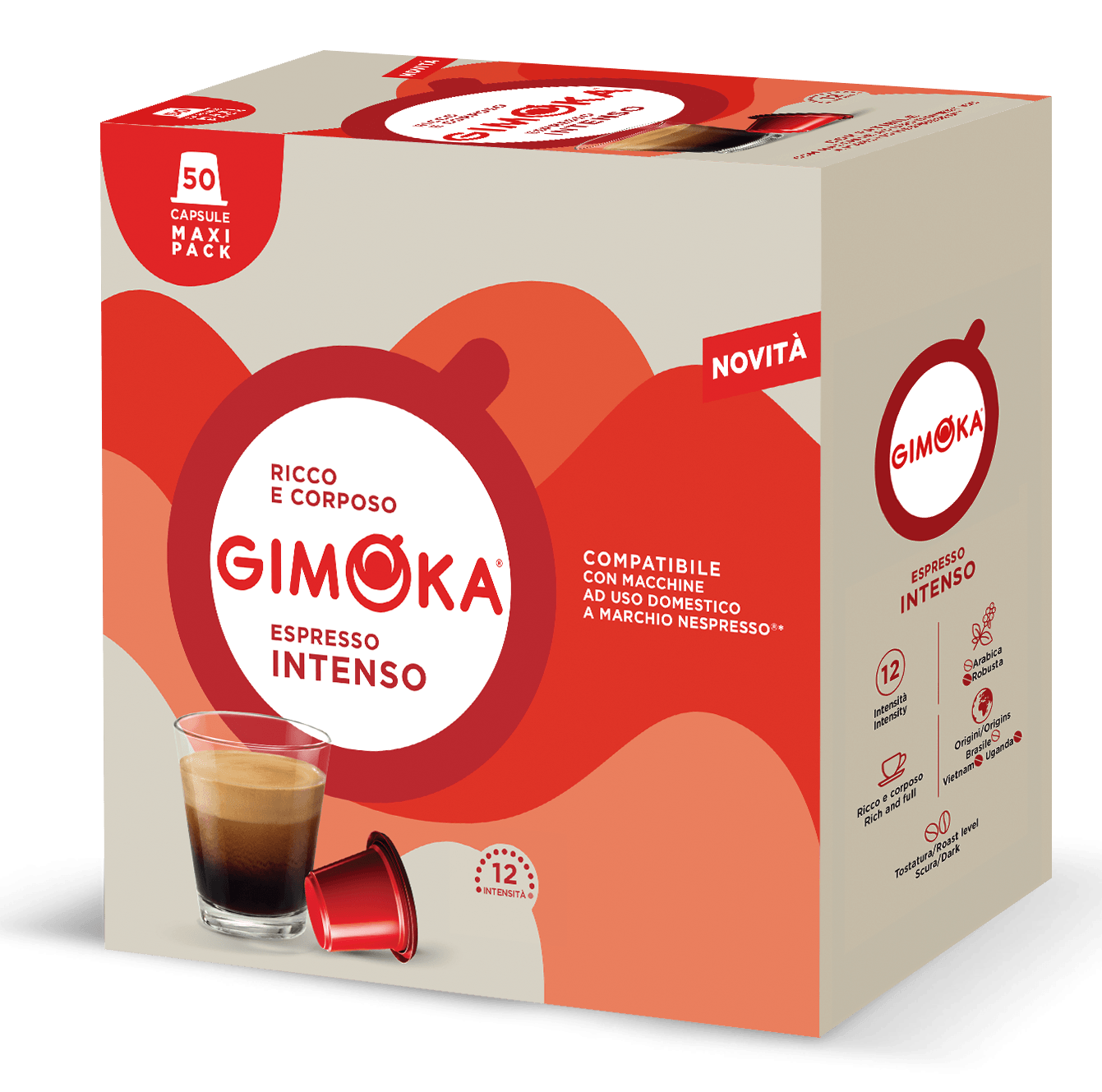 Kapsule GIMOKA Intenso espresso 50kom-slika