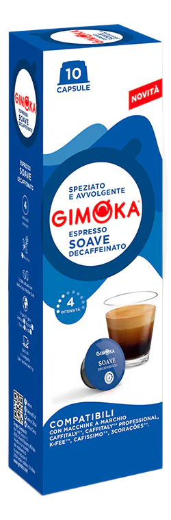 Kapsule GIMOKA Espresso Soave decafeinato 10kom-slika