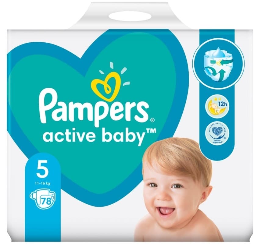 PAMPERS pelene GPP 5 78kom-slika