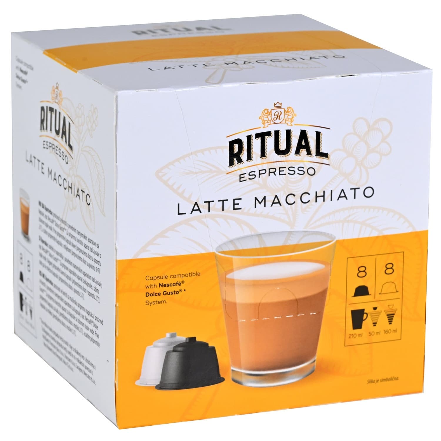 Kapsule RITUAL latte macchiato 164g 16kom-slika