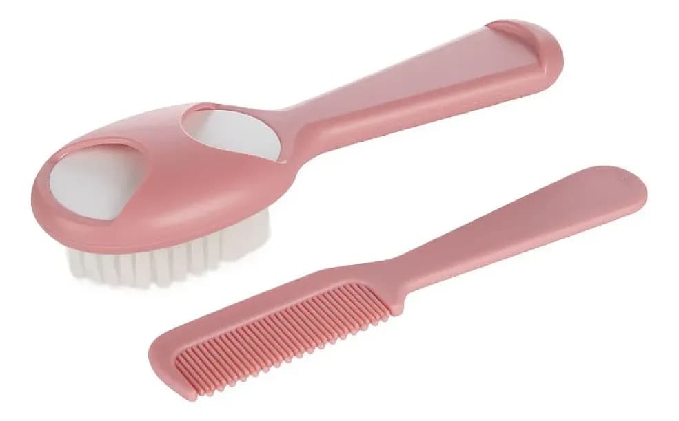 CANPOL BABIES češalj i četka 56/160 roze-slika