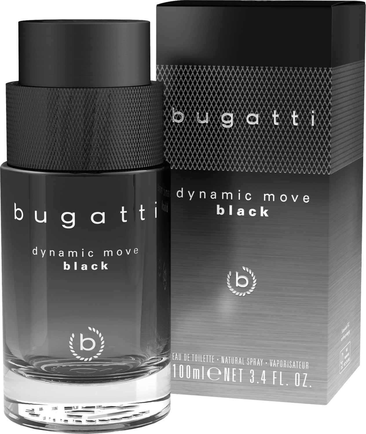 BUGATTI Dynamic move black toaletna voda 100ml-slika