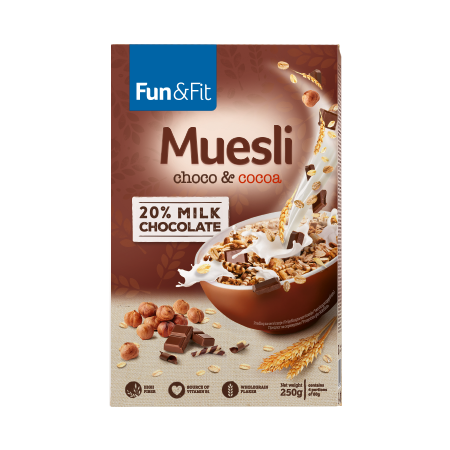 Musli Coko&cacao Fun&Fit 250g-slika