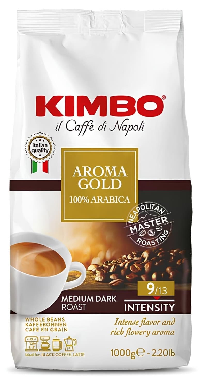 Espresso kafa KIMBO Aroma gold u zrnu 1kg-slika