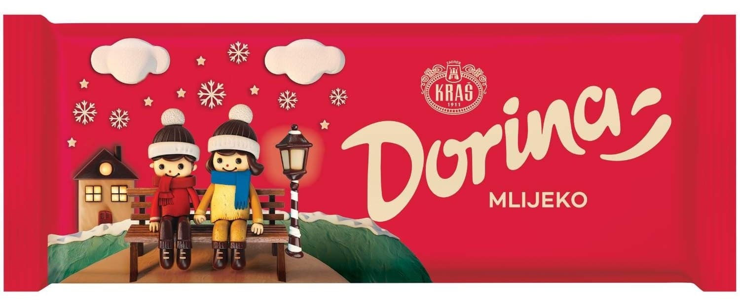 370254 Dorina čokolada mleko 160g-slika