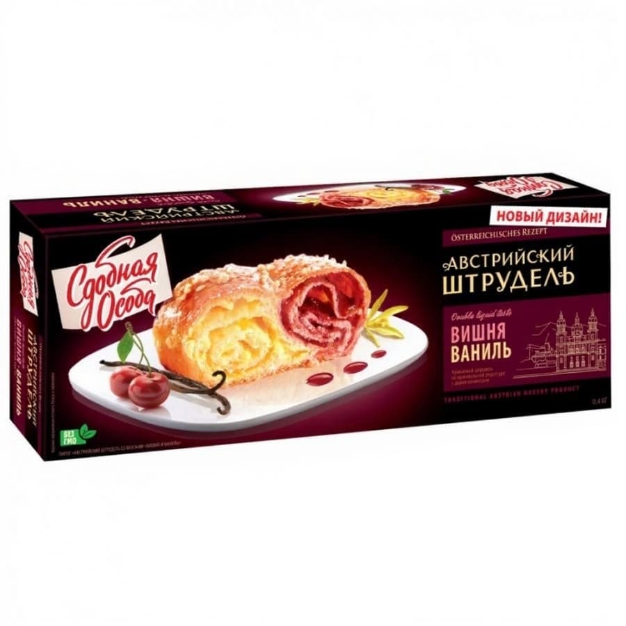 STRUDLA VISNJA I VANILA 400G AUSTRIJSKA-slika