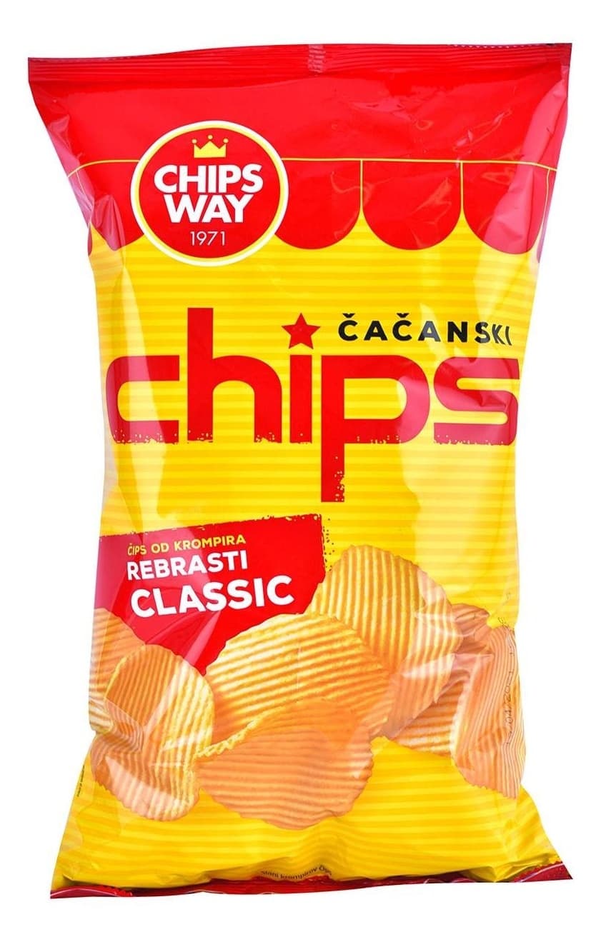 CHIPS WAY classic rebrasti 280g-slika
