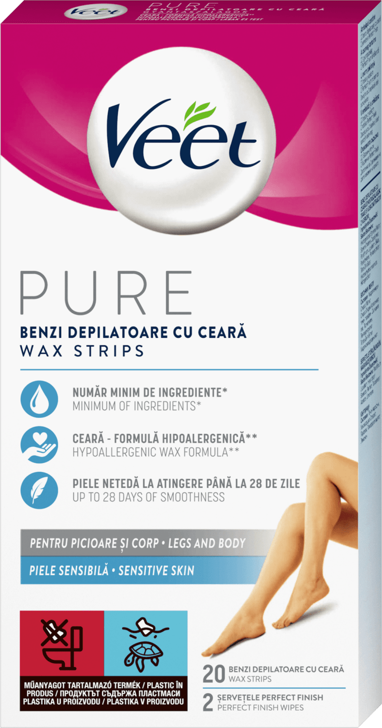 VEET TRAKE ZA NOGE SENSITIVE 20 KOM-slika
