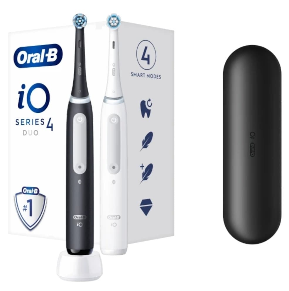 ORAL B iO4 električna četkica za zube 2kom poklon set-slika