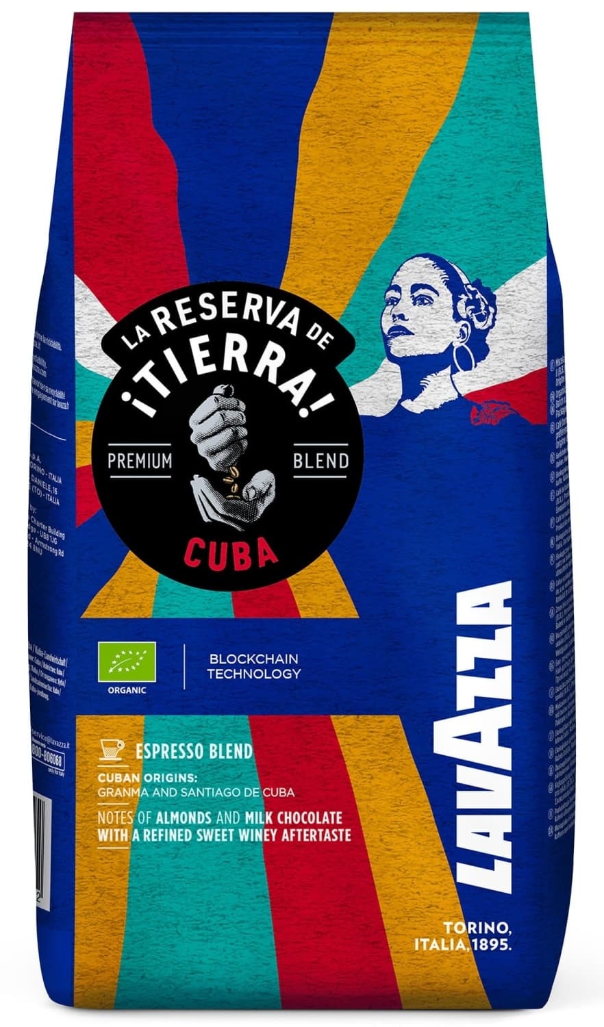 Espresso kafa LAVAZZA Tierra Cuba u zrnu 1kg-slika