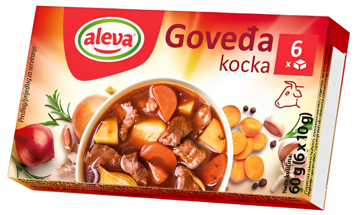 Kocka za supu ALEVA goveđa 60g-slika