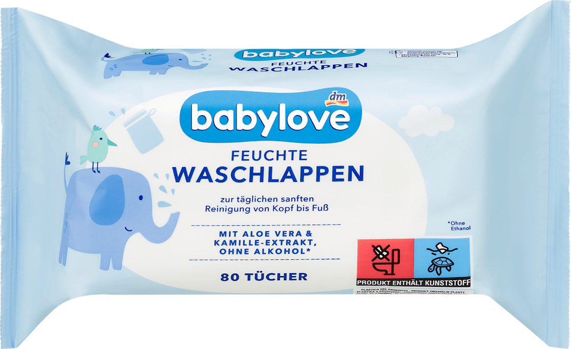Vlažne krpice BABYLOVE za bebe 80kom-slika