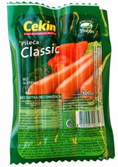 HRENOVKA PILEĆA CLASSIC 100G CEKIN-slika