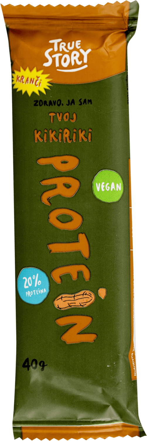 Štanglica TRUE STORY protein bar kikiriki 40g-slika