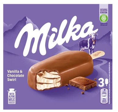 SLADOLED MILKA STICK CLASSIC 3X90ML-slika