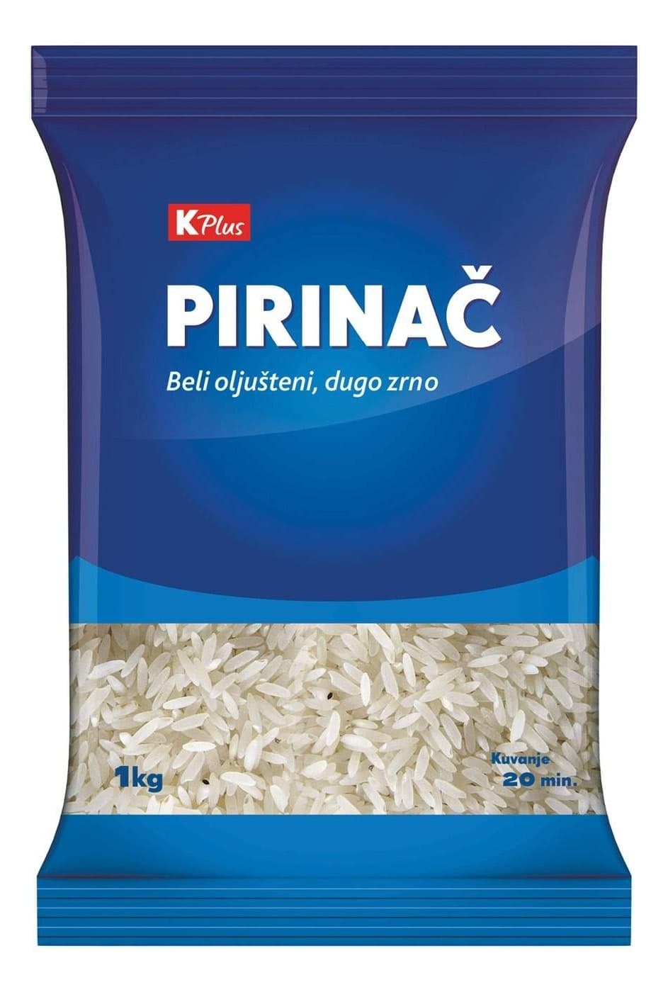 Pirinač K PLUS dugo zrno 1kg-slika