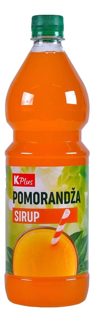 SIRUP K PLUS POMORANDŽA  1L-slika