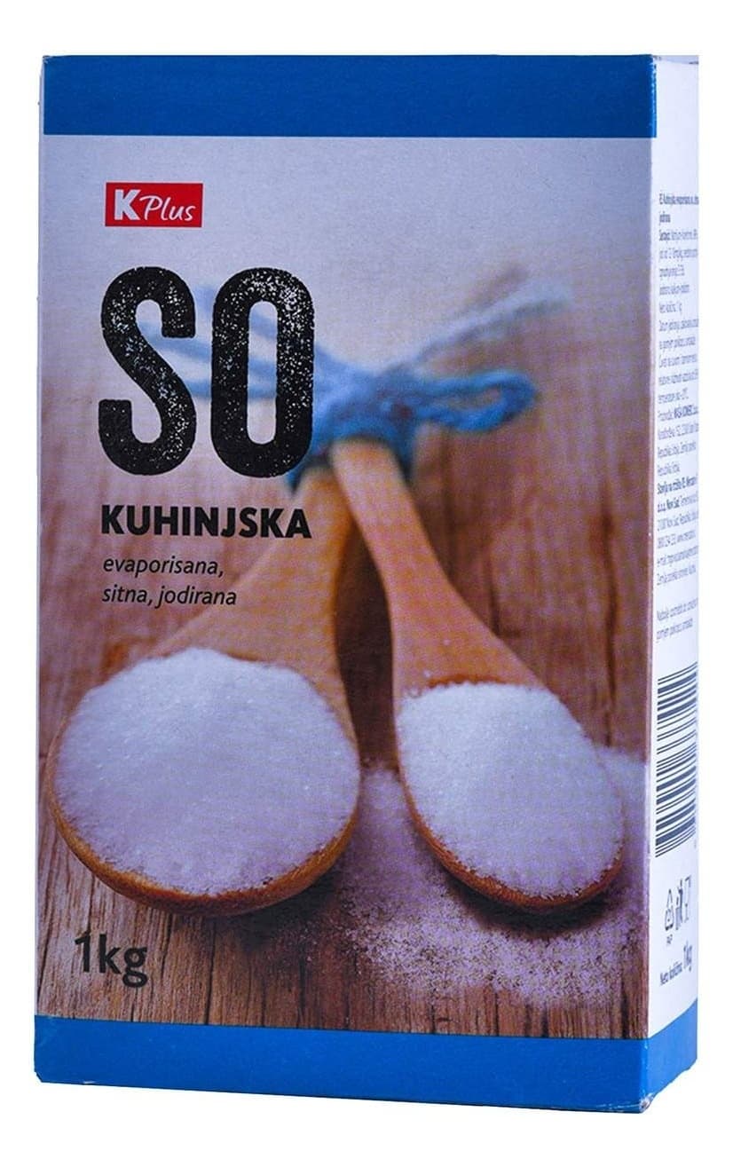 Kuhinjska so K PLUS evaporisana 1kg-slika
