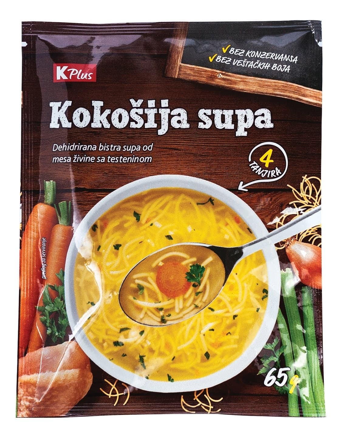 Supa K PLUS kokošija 65g-slika