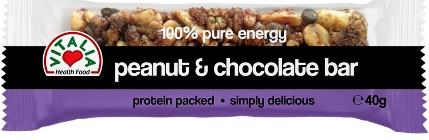 VITALIA Nuts bar kikiriki i crna čokolada 40g-slika