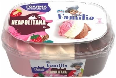 Sladoled Familia 3in1Classic 900ml-slika