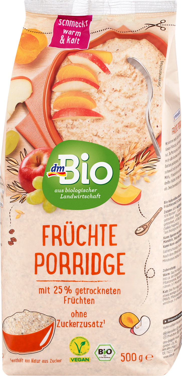 DM BIO ovsena kaša voćna 500g-slika
