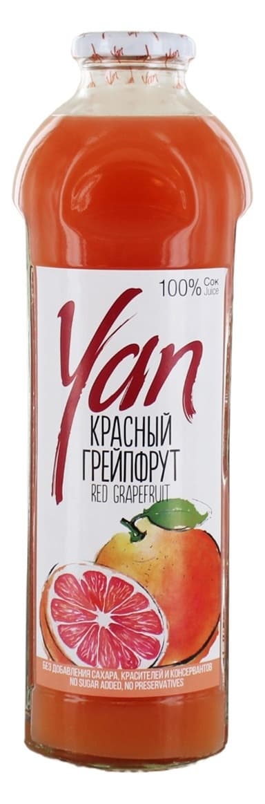 Voćni sok YAN grejpfrut 100% 930ml-slika