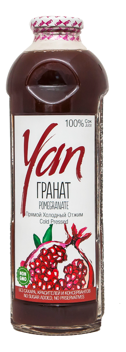 Voćni sok YAN nar 100% 930ml-slika