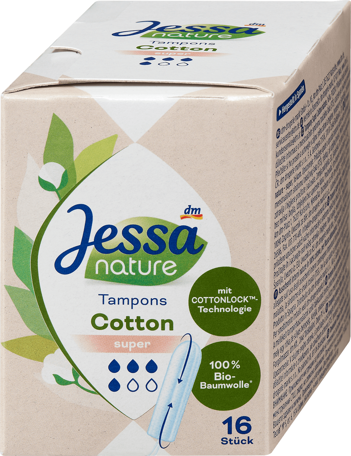 JESSA Nature cotton super organski tamponi 16kom-slika