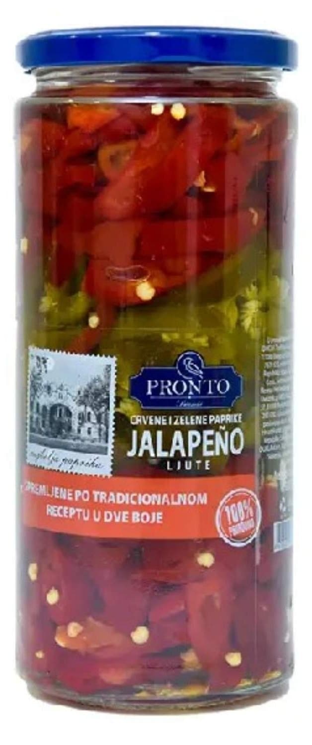 Crvene i zelene paprike Jalapenia 580ml-slika