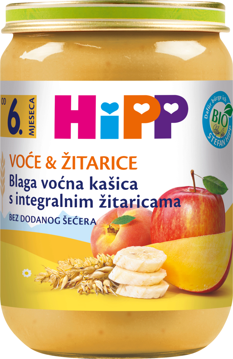 HIPP kašica žitarice kruška jabuka 190g-slika