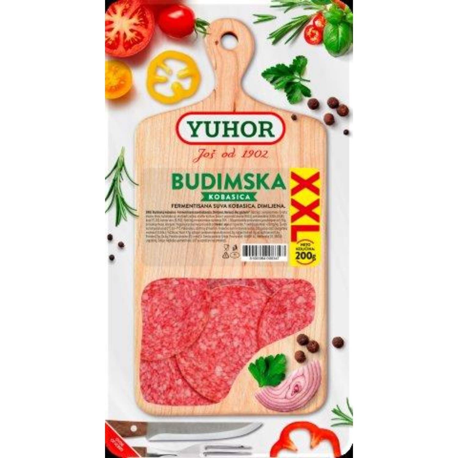 KOBASICA BUDIMSKA XXL SLAJS 200G YU-slika